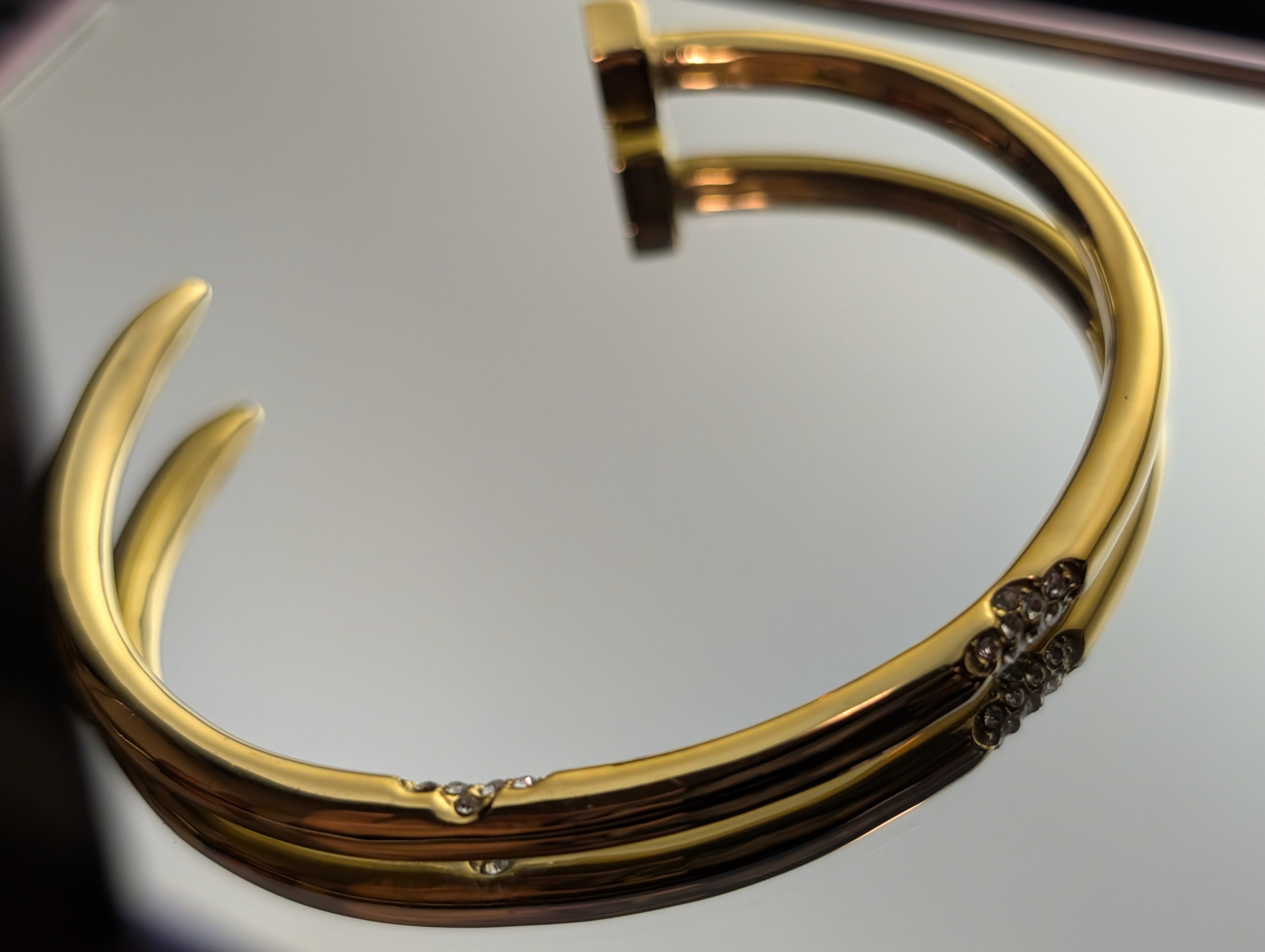 Solene Crystal Cuff