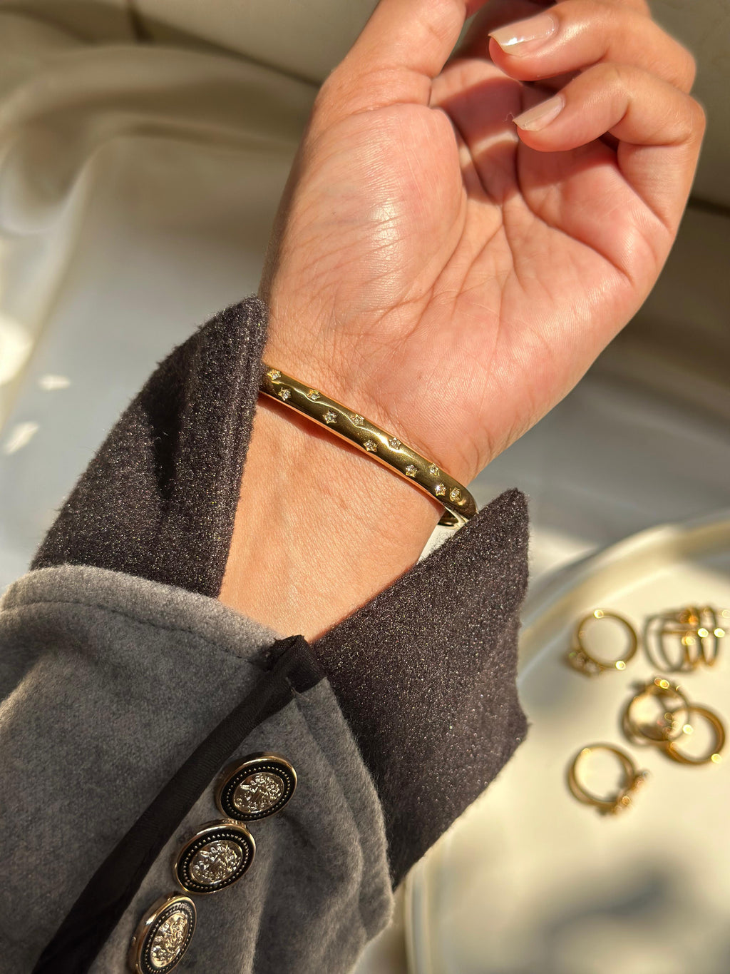 Stella Crystal Cuff